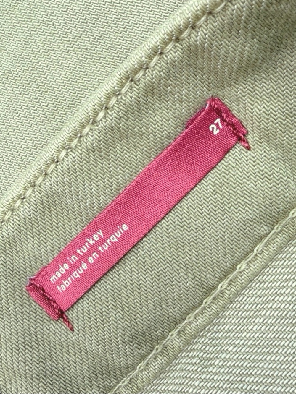 Pilcro x Anthropologie Green Jeans - Size 27 - OB1390257 - Picture 7 of 7